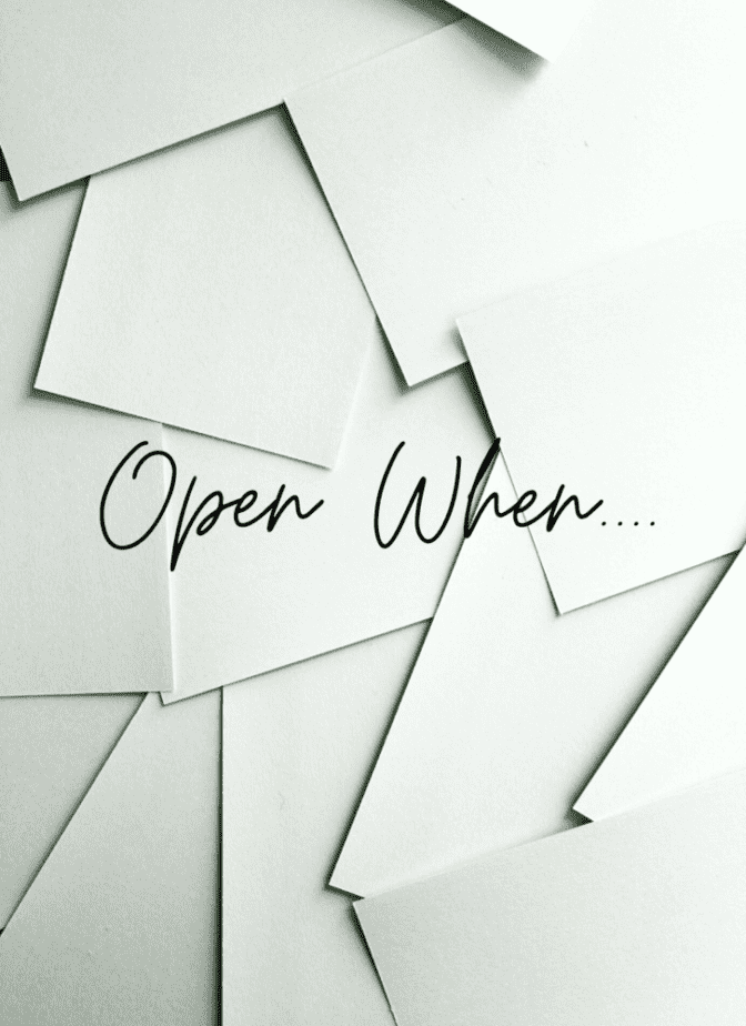 319 Awesome Open When Letters Ideas [Printable Inside] - Lifestyle DiJess